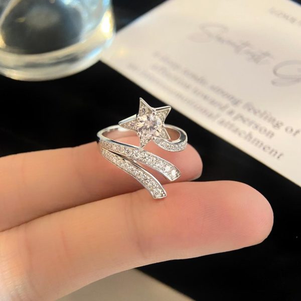 replica,repliche,fake,1:1,earrings,bracelet,ring,jewelry Anello Cometa Chanel