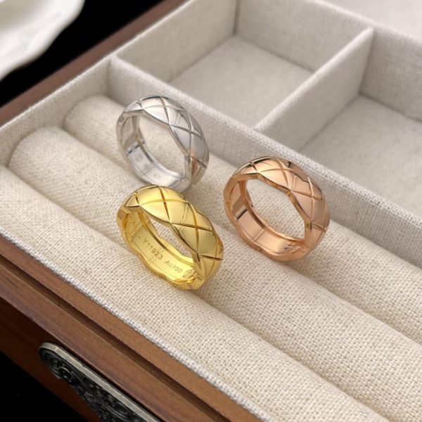 replica,repliche,fake,1:1,earrings,bracelet,ring,jewelry Anello Coco Crush di Chanel
