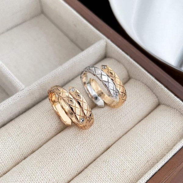 replica,repliche,fake,1:1,earrings,bracelet,ring,jewelry Anello Chanel Coco CRUSH