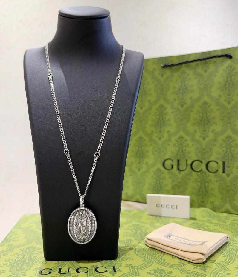 replica,repliche,fake,1:1,earrings,bracelet,ring,jewelry Collana Gucci Anger Forest