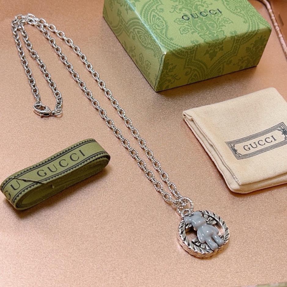 replica,repliche,fake,1:1,earrings,bracelet,ring,jewelry Collana Gucci Anger Forest