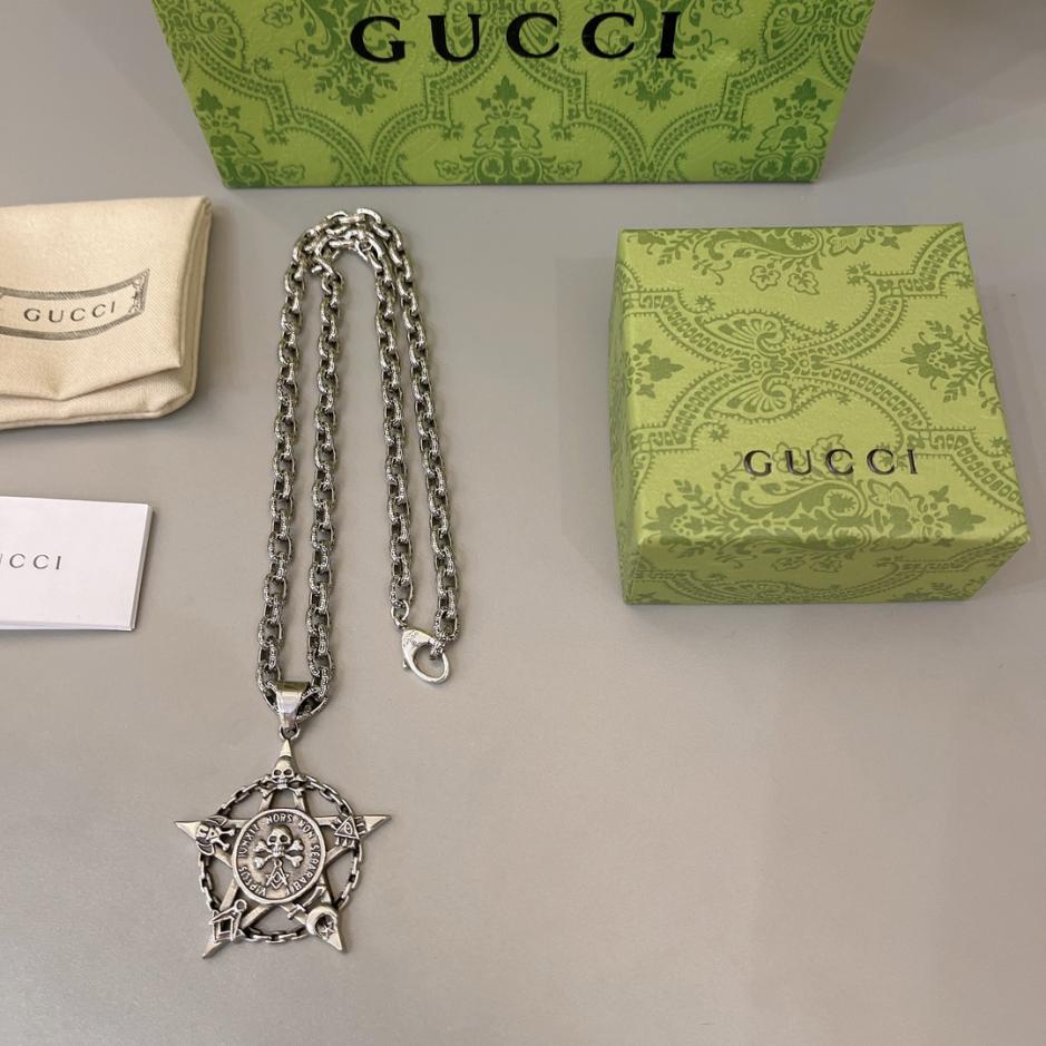 replica,repliche,fake,1:1,earrings,bracelet,ring,jewelry Collana Gucci