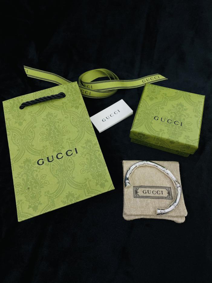replica,repliche,fake,1:1,earrings,bracelet,ring,jewelry Bracciale in bamb霉 massiccio replica Gucci