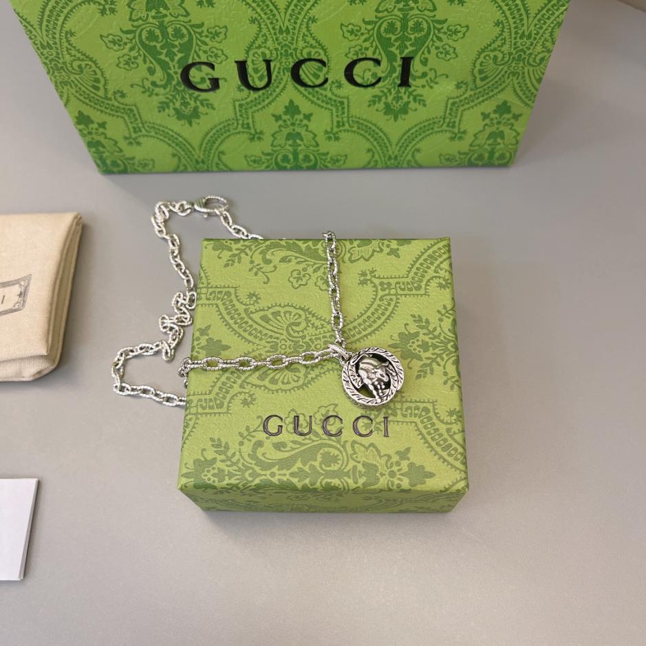 replica,repliche,fake,1:1,earrings,bracelet,ring,jewelry Collana Gucci