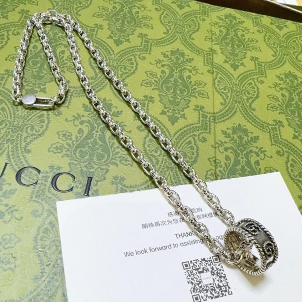 replica,repliche,fake,1:1,earrings,bracelet,ring,jewelry Collana Gucci Anger Forest