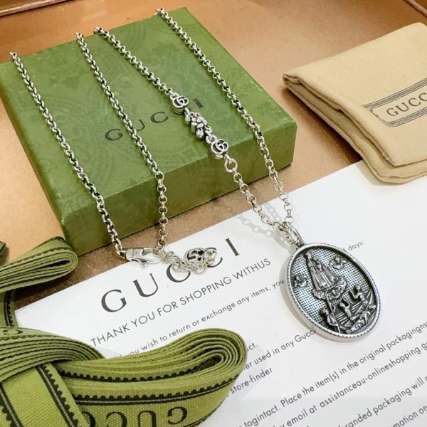replica,repliche,fake,1:1,earrings,bracelet,ring,jewelry Collana Gucci Anger Forest