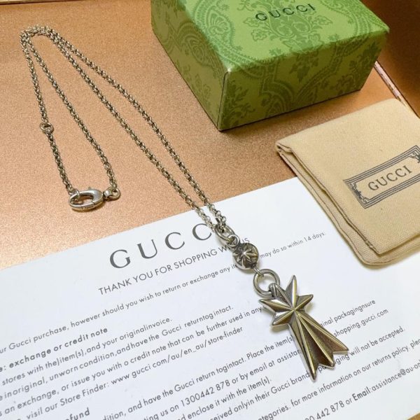 replica,repliche,fake,1:1,earrings,bracelet,ring,jewelry Collana Gucci Anger Forest