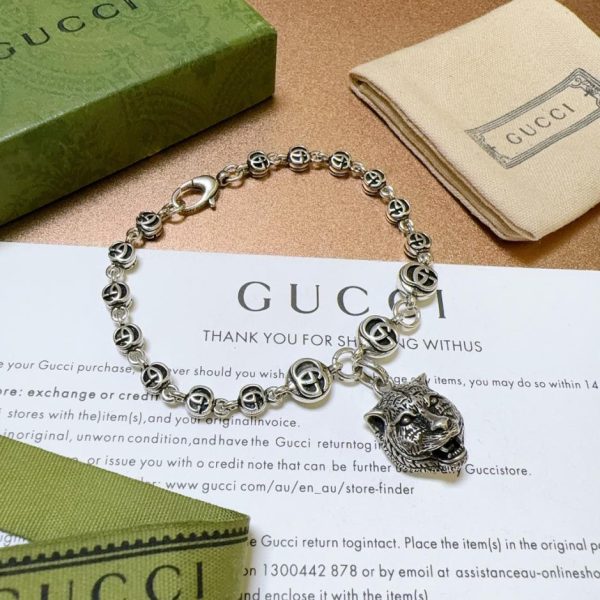 replica,repliche,fake,1:1,earrings,bracelet,ring,jewelry Bracciale Gucci classico