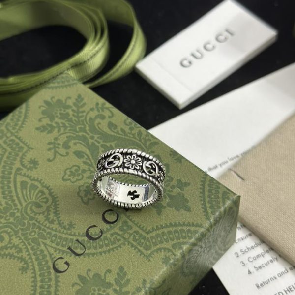 replica,repliche,fake,1:1,earrings,bracelet,ring,jewelry Anello Gucci