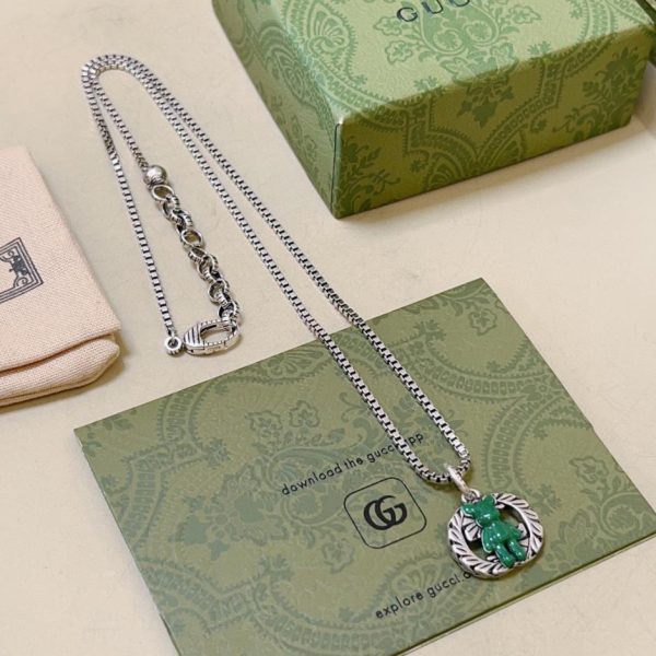 replica,repliche,fake,1:1,earrings,bracelet,ring,jewelry Collana Gucci Anger Forest