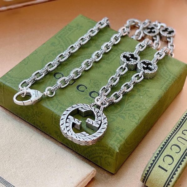 replica,repliche,fake,1:1,earrings,bracelet,ring,jewelry Collana Gucci Anger Forest