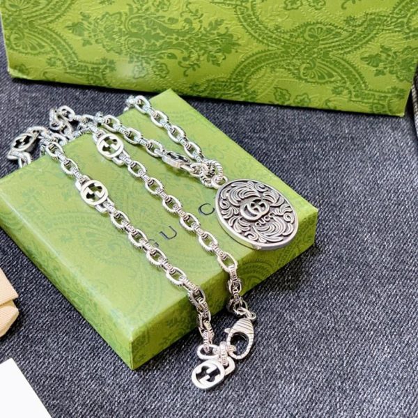 replica,repliche,fake,1:1,earrings,bracelet,ring,jewelry Collana Gucci Anger Forest