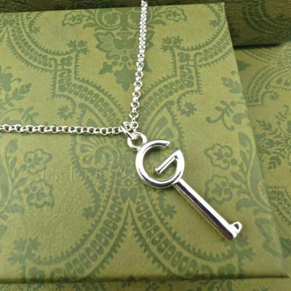 Collana con chiave lucida Gucci
