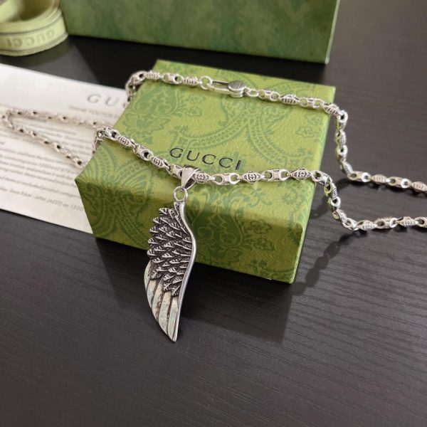 replica,repliche,fake,1:1,earrings,bracelet,ring,jewelry Collana Gucci