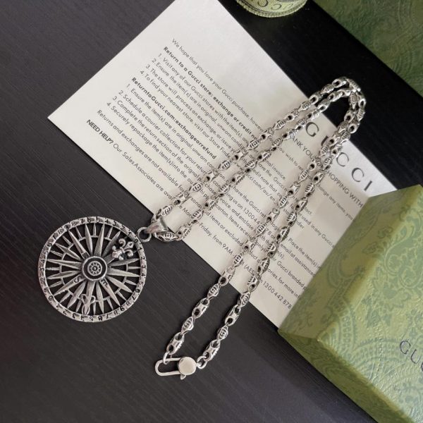 replica,repliche,fake,1:1,earrings,bracelet,ring,jewelry Collana Gucci