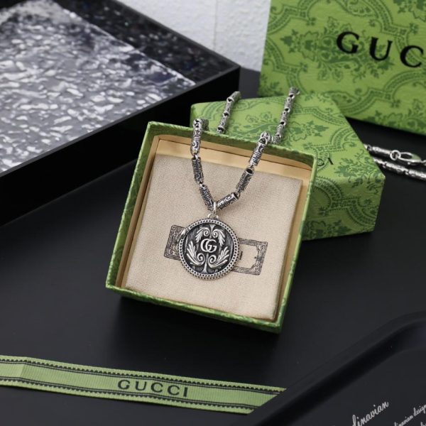 replica,repliche,fake,1:1,earrings,bracelet,ring,jewelry Collana Gucci