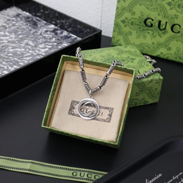 replica,repliche,fake,1:1,earrings,bracelet,ring,jewelry Collana Gucci