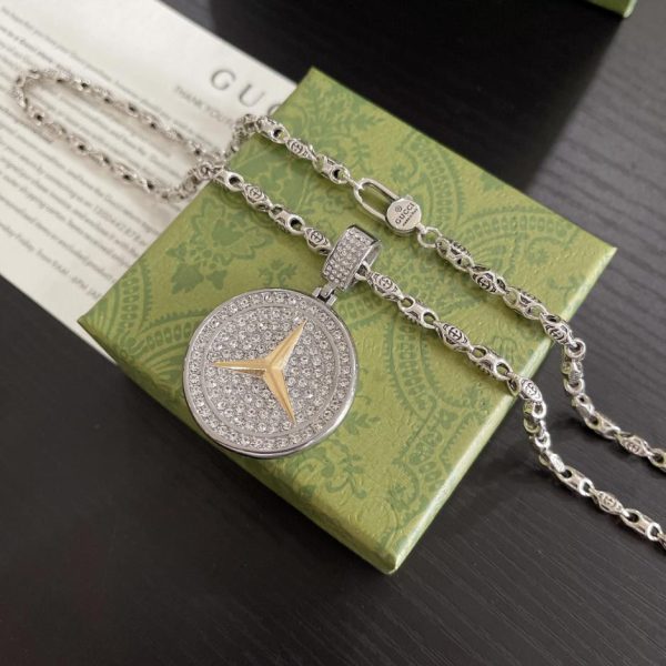 replica,repliche,fake,1:1,earrings,bracelet,ring,jewelry Collana Gucci