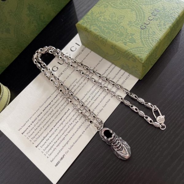replica,repliche,fake,1:1,earrings,bracelet,ring,jewelry Collana Gucci