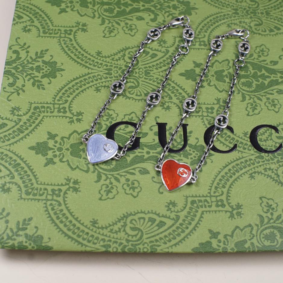 replica,repliche,fake,1:1,earrings,bracelet,ring,jewelry Bracciale Gucci in smalto con cuore color pesca doppia G replica,repliche,fake,1:1,earrings,bracelet,ring,jewelry Bracciale Gucci in smalto con cuore color pesca doppia G