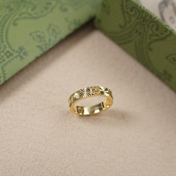 replica,repliche,fake,1:1,earrings,bracelet,ring,jewelry Anello con stella doppia G ritagliata con lettera Gucci