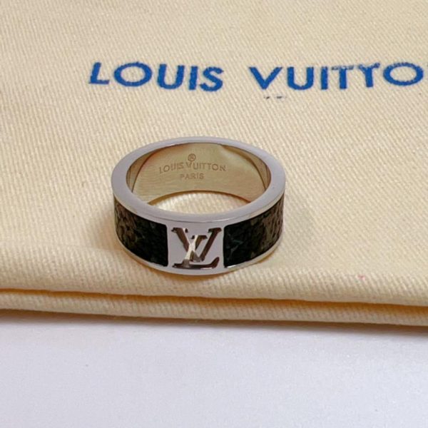 Anello con lettera in pelle LOUIS VUITTON