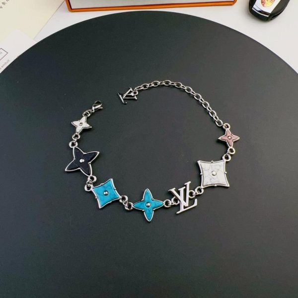 Bracciale gioiello LOUIS VUITTON laccato palladio multicolore