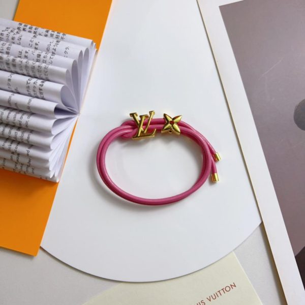 replica,repliche,fake,1:1,earrings,bracelet,ring,jewelry Bracciale LOUIS VUITTON in pelle per coppia
