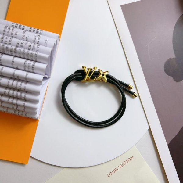 replica,repliche,fake,1:1,earrings,bracelet,ring,jewelry Bracciale LOUIS VUITTON in pelle per coppia