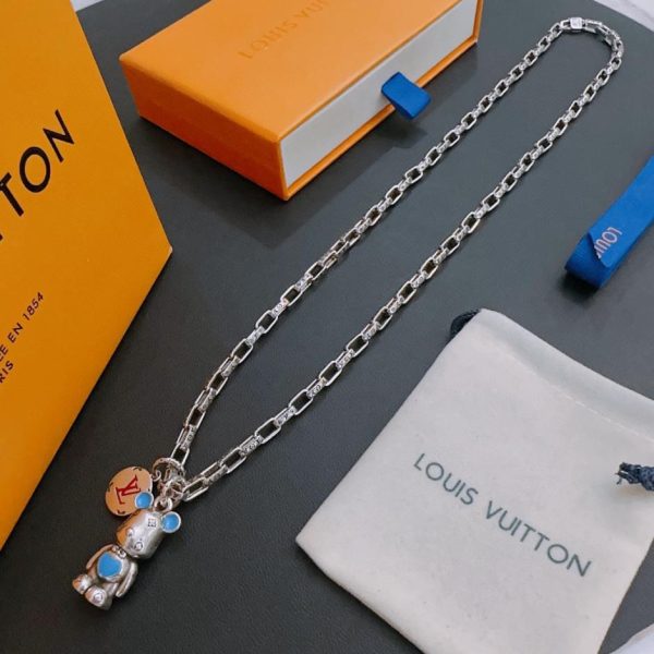 replica,repliche,fake,1:1,earrings,bracelet,ring,jewelry Collana LOUIS VUITTON