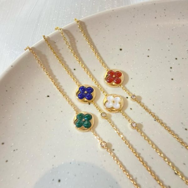 Bracciale LOUIS VUITTON serie Color Blossom a fiore singolo