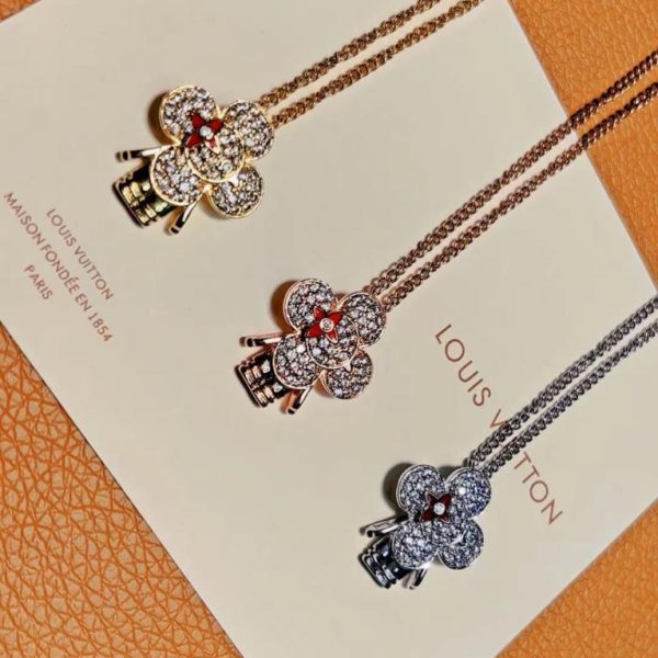 replica,repliche,fake,1:1,earrings,bracelet,ring,jewelry Collana girasole LOUIS VUITTON