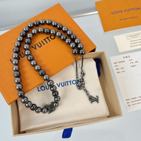 replica,repliche,fake,1:1,earrings,bracelet,ring,jewelry Bracciale di perle LOUIS VUITTON