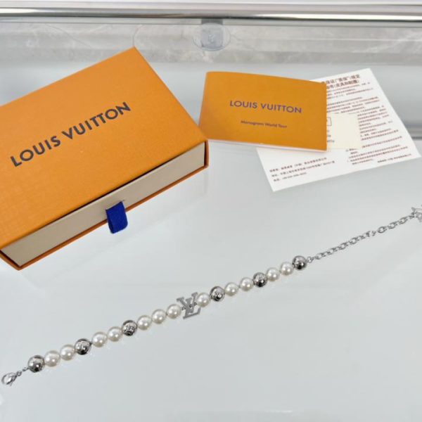 replica,repliche,fake,1:1,earrings,bracelet,ring,jewelry Bracciale di perle LOUIS VUITTON