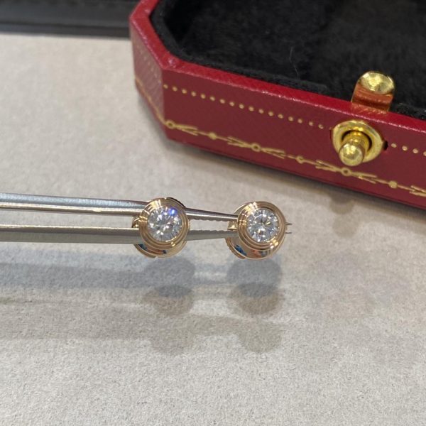replica,repliche,fake,1:1,earrings,bracelet,ring,jewelry Orecchini solitari Cartier