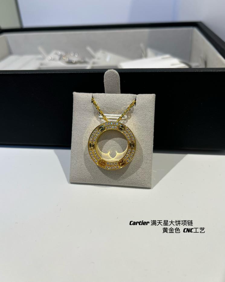 replica,repliche,fake,1:1,earrings,bracelet,ring,jewelry Collana Cartier Love serie gypsophila pancake