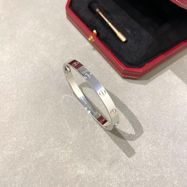 replica,repliche,fake,1:1,earrings,bracelet,ring,jewelry Bracciale largo Cartier senza diamanti
