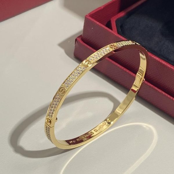 replica,repliche,fake,1:1,earrings,bracelet,ring,jewelry Bracciale semplice classico in gypsophila versione ampia di Cartier