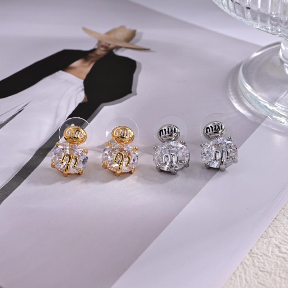 replica,repliche,fake,1:1,earrings,bracelet,ring,jewelry Orecchini con lettera Miu Miu