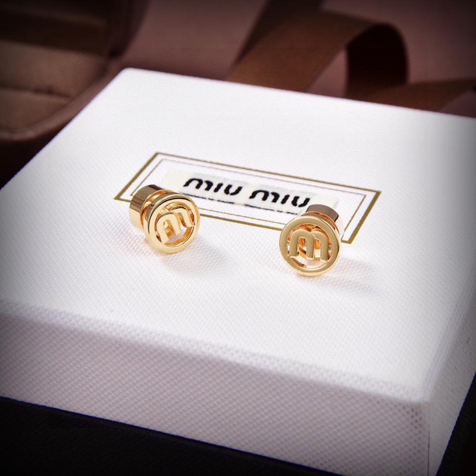 replica,repliche,fake,1:1,earrings,bracelet,ring,jewelry Orecchini con lettera Miu Miu