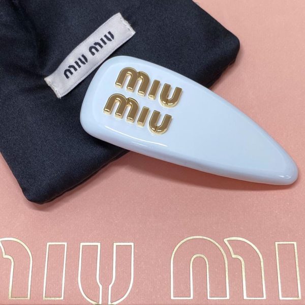 Fermaglio per capelli a forma di caramella Miu Miu