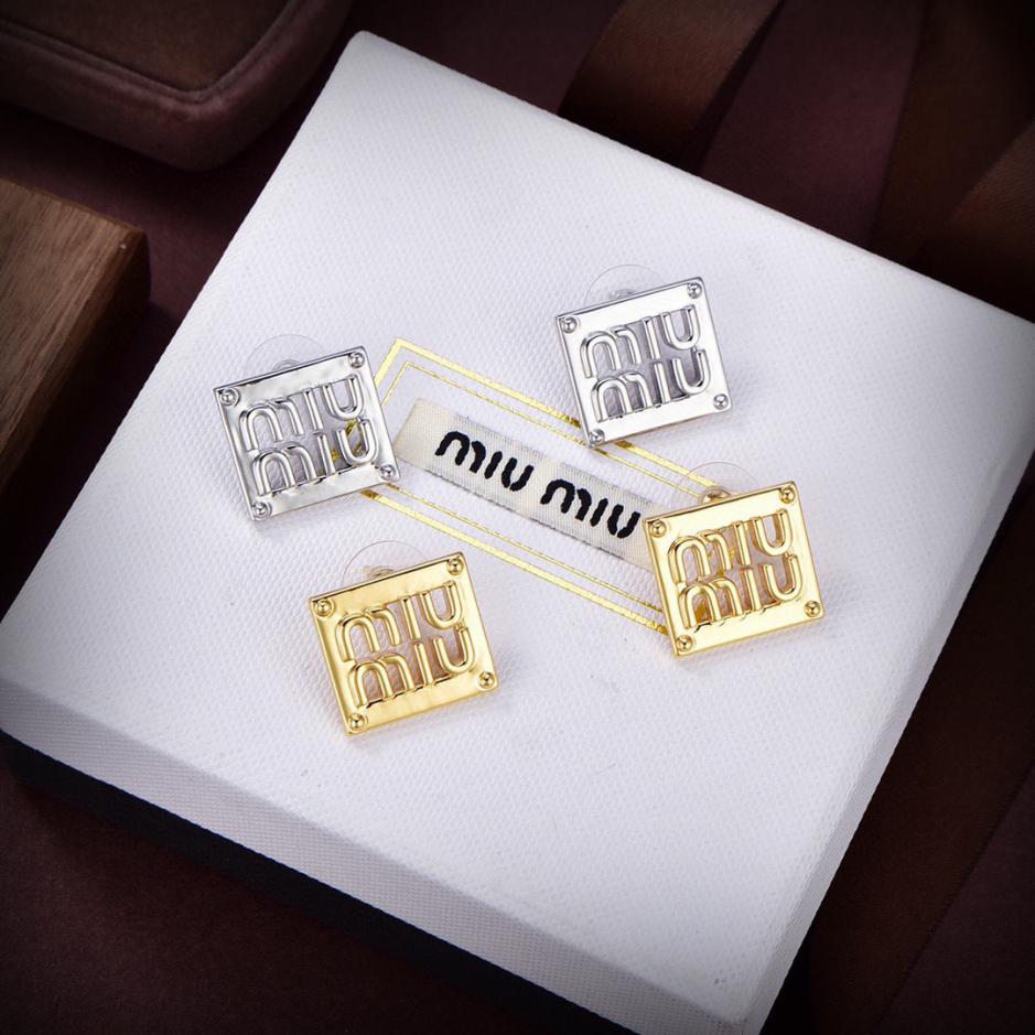 replica,repliche,fake,1:1,earrings,bracelet,ring,jewelry Bracciale con collana in metallo con lettera Miu Miu