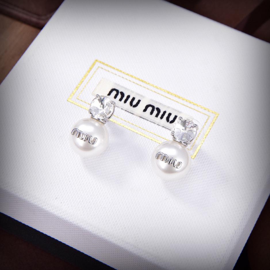replica,repliche,fake,1:1,earrings,bracelet,ring,jewelry Orecchini con lettera Miu Miu