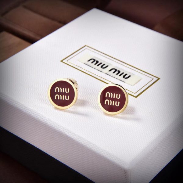 Orecchini rotondi Miu Miu