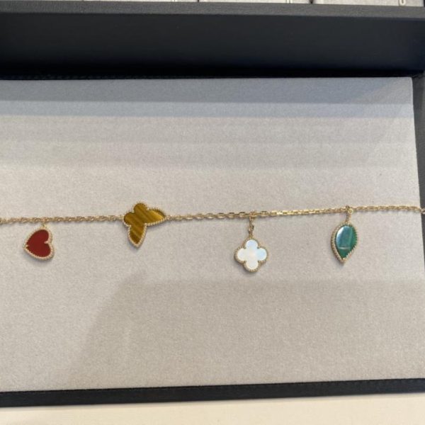 replica,repliche,fake,1:1,earrings,bracelet,ring,jewelry [Versione Top] Bracciale Van Cleef & Arpelslucky