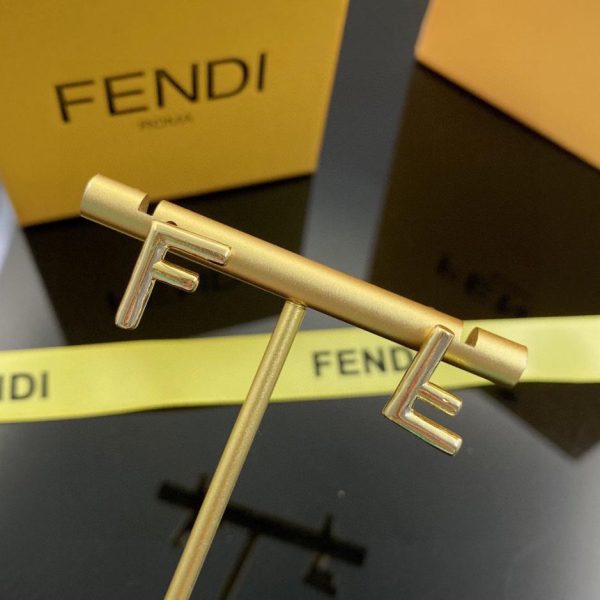 replica,repliche,fake,1:1,earrings,bracelet,ring,jewelry Orecchini logo FENDI
