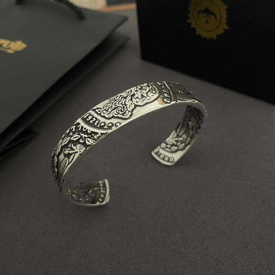 replica,repliche,fake,1:1,earrings,bracelet,ring,jewelry [Versione top] Bracciale Goro Takahashi Feather Lucky Cloud di goro
