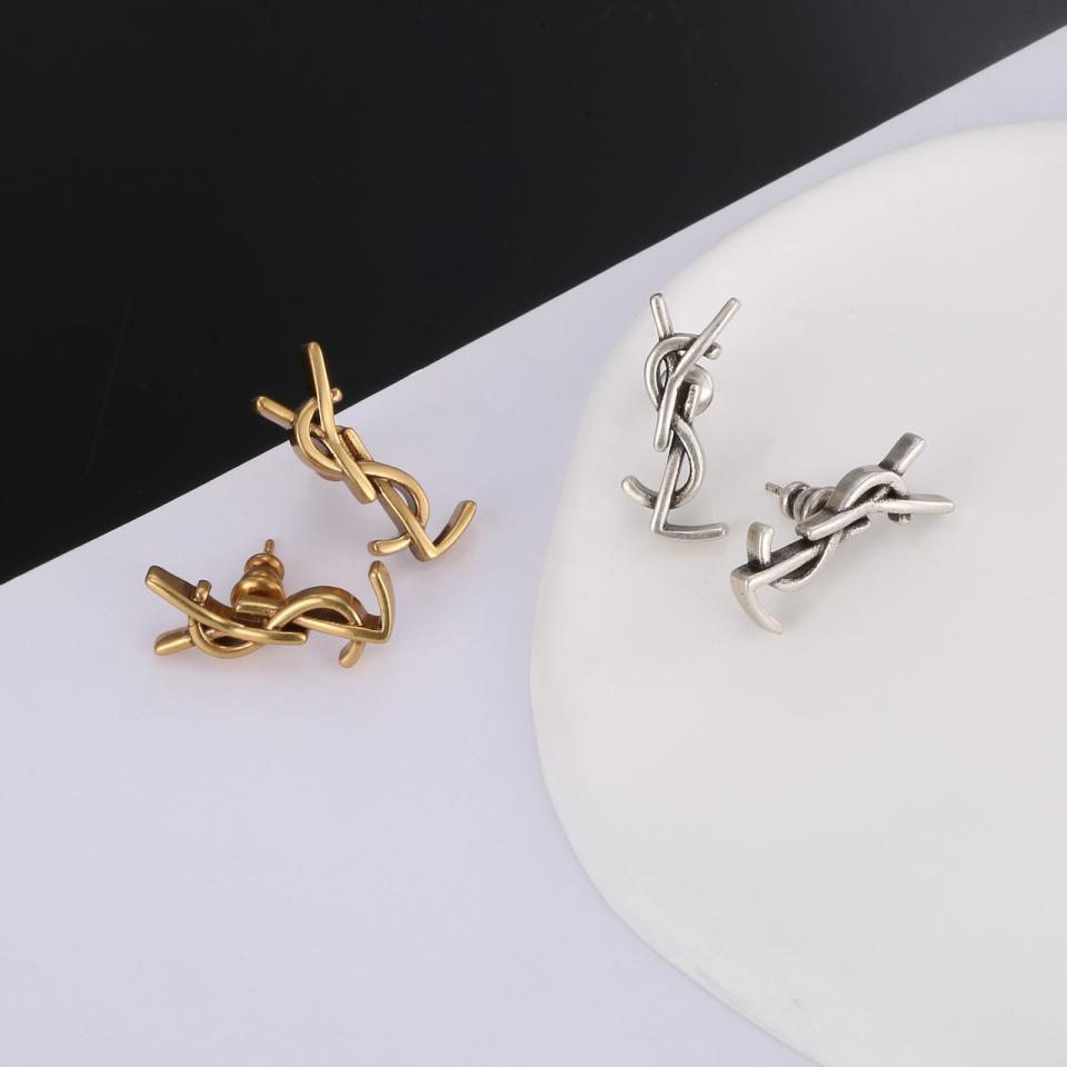 replica,repliche,fake,1:1,earrings,bracelet,ring,jewelry Orecchini YSL