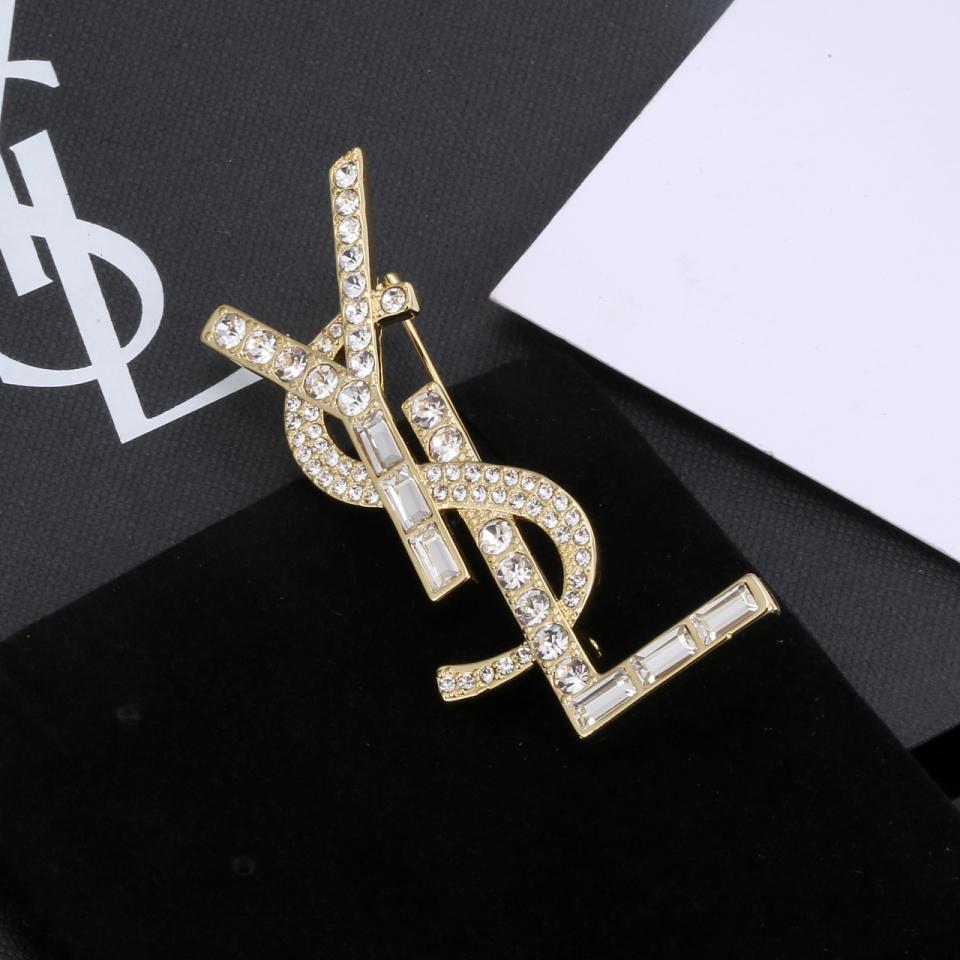 replica,repliche,fake,1:1,earrings,bracelet,ring,jewelry Spilla YSL