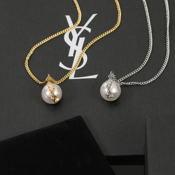 replica,repliche,fake,1:1,earrings,bracelet,ring,jewelry Collana YSL